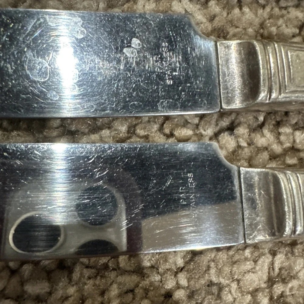 Oneida Community Clarion Par Plate Dinner Forks Knives Spoons 25 Pieces